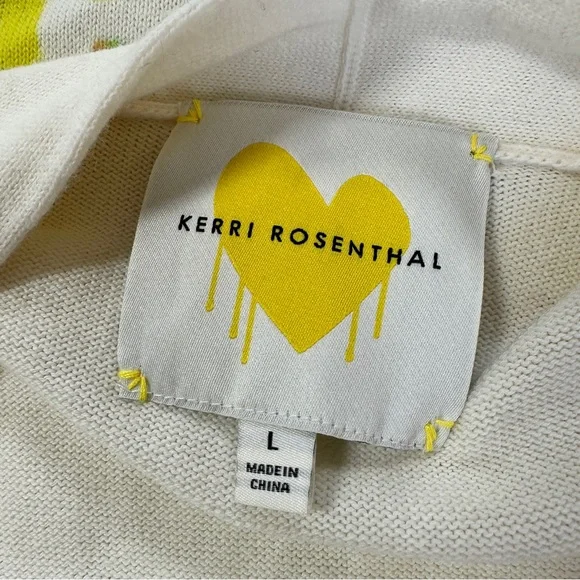 SOLD | Kerri Rosenthal Women’s Poppy Be Alright Duster Cardigan Sweater Cream L - Picture 11 of 14